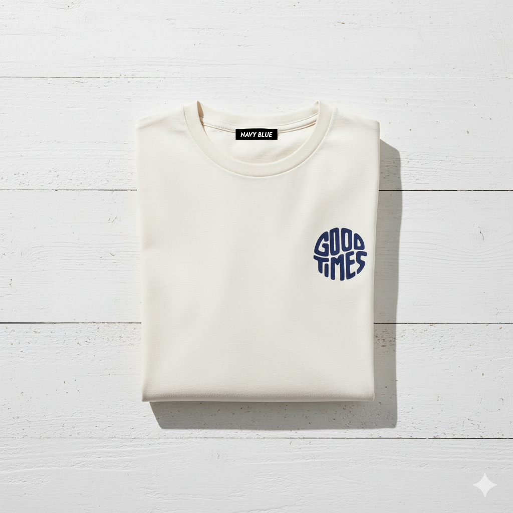 Good Times Off White Kısa Kollu Tişört