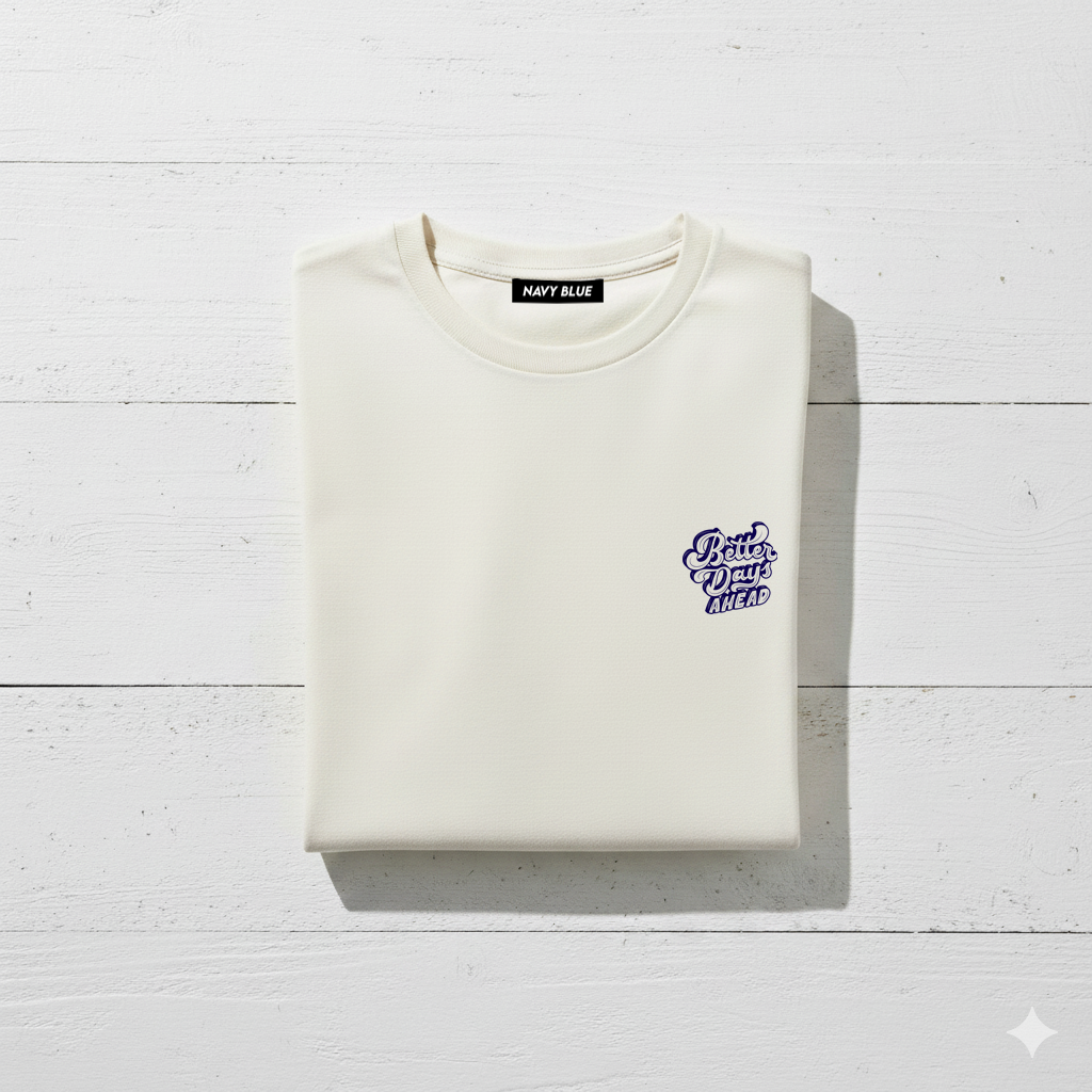 Better Days Off White Kısa Kollu Tişört