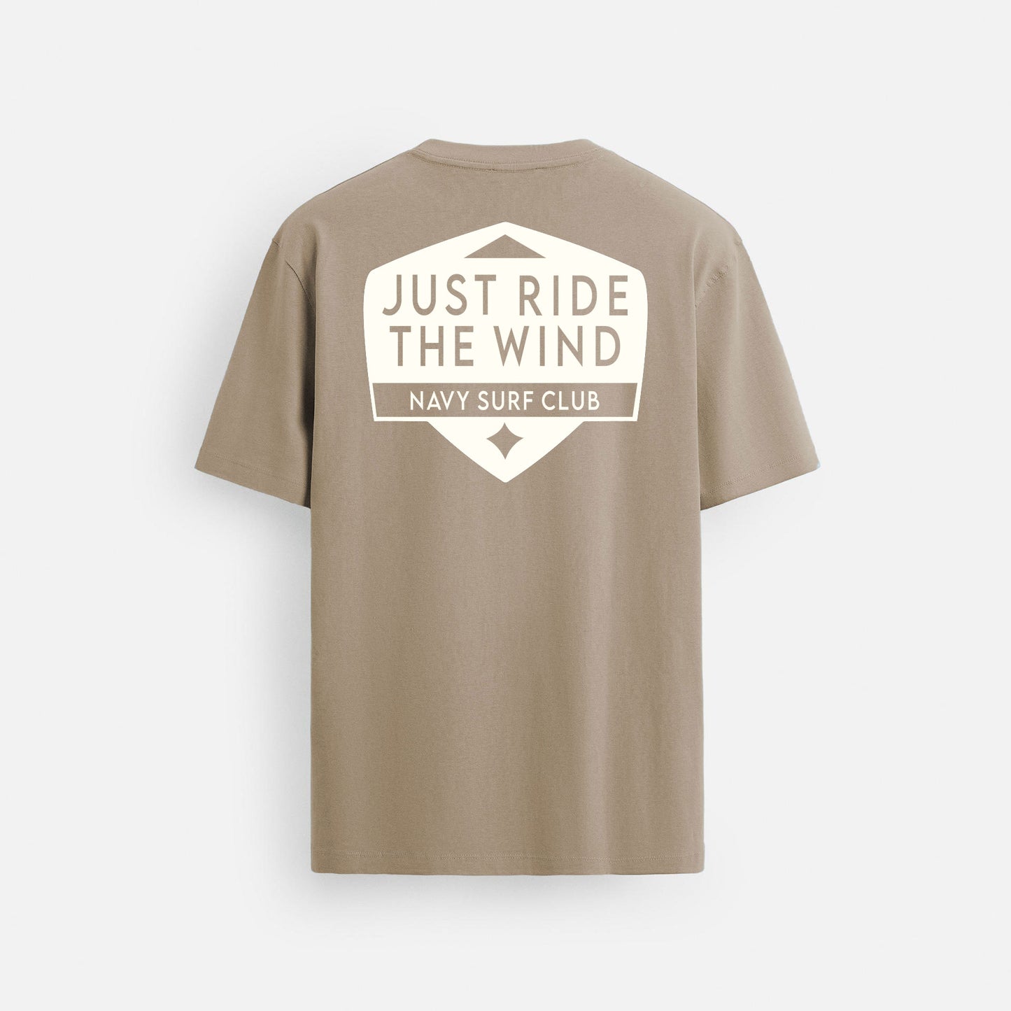 Don't Wait Beige Kısa Kollu Tişört