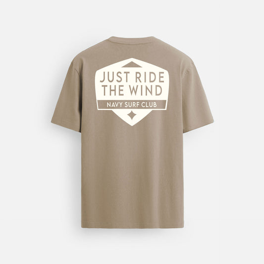 Don't Wait Beige Kısa Kollu Tişört