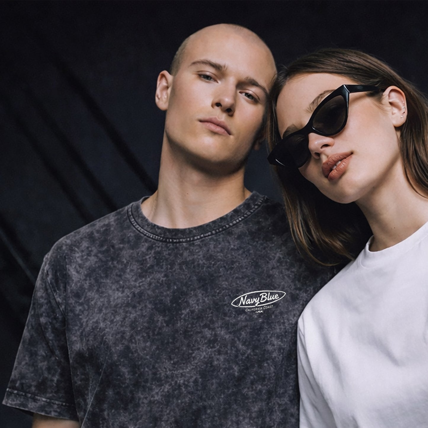 California Coast Acid Wash Unisex Boxy Tee