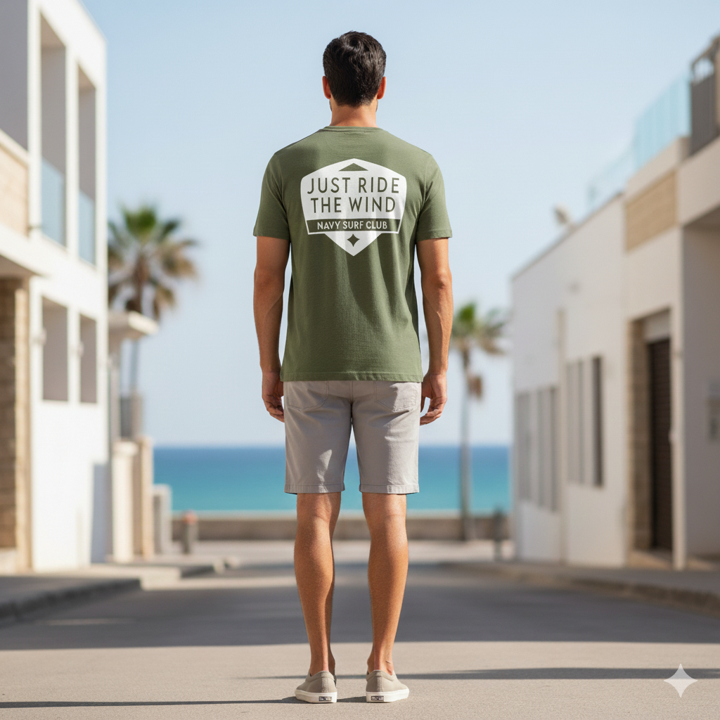 Don't Wait Khaki Kısa Kollu Tişört