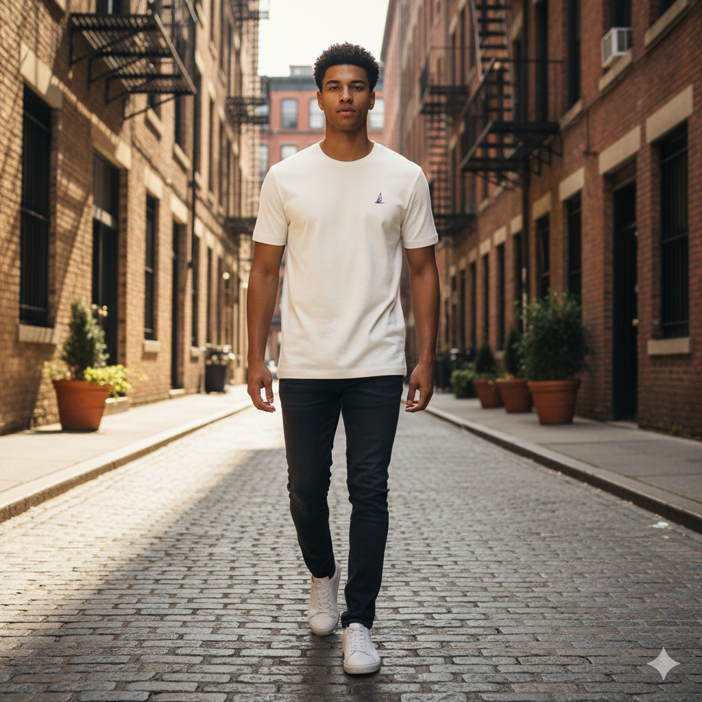 Logo Off White Kısa Kollu Tişört