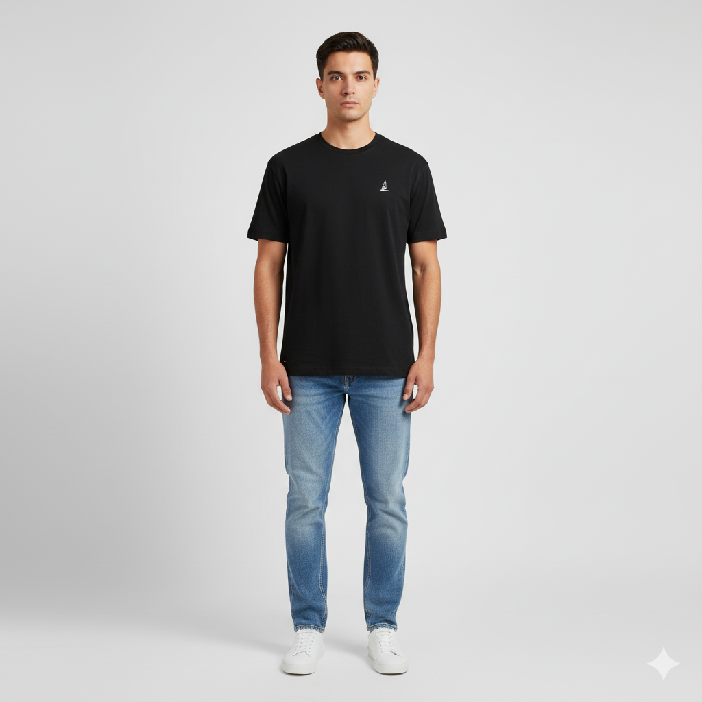 Logo Black Kısa Kollu Tişört