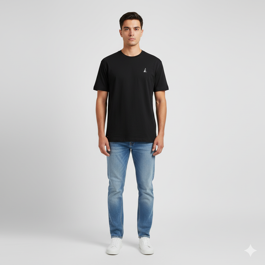 Logo Black Kısa Kollu Tişört