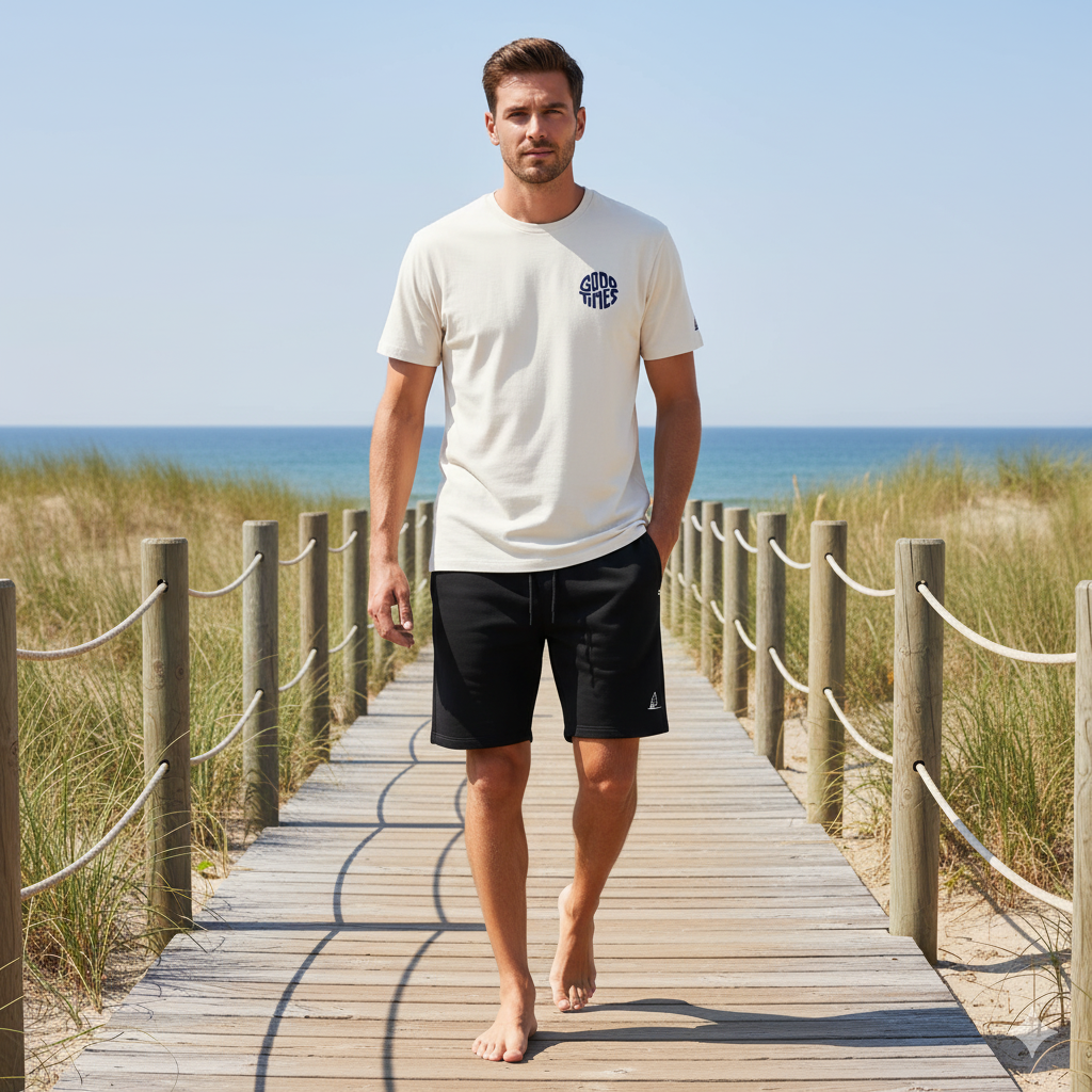 Good Times Off White Kısa Kollu Tişört