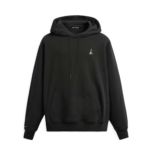 Salti Vibes Black Kapüşonlu Sweatshirt